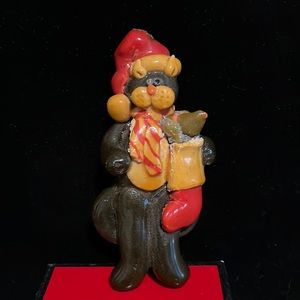 Calliope Cat Cookie Dough Christmas Ornament 1985